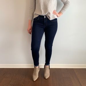 Express Mid-Rise Dark Legging Jeans